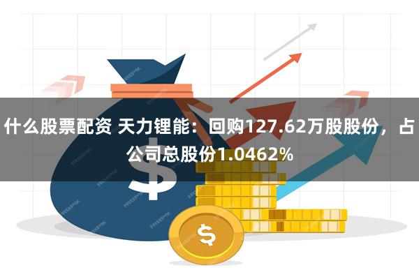 什么股票配资 天力锂能：回购127.62万股股份，占公司总股份1.0462%