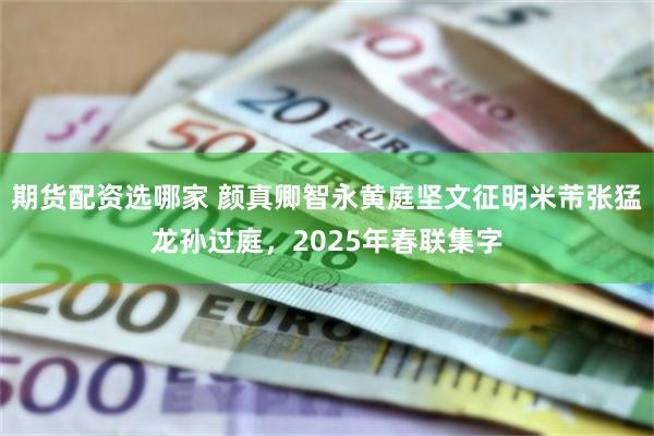 期货配资选哪家 颜真卿智永黄庭坚文征明米芾张猛龙孙过庭，2025年春联集字