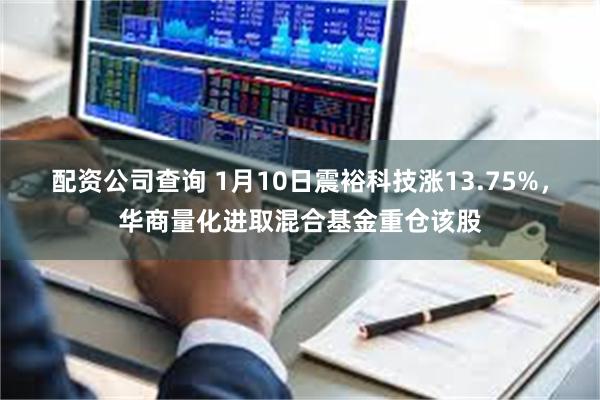 配资公司查询 1月10日震裕科技涨13.75%，华商量化进取混合基金重仓该股